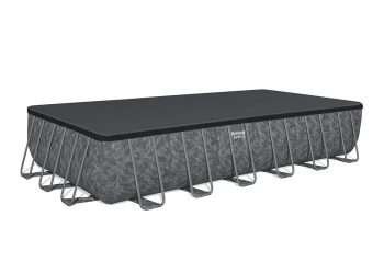 Alternative view of Bestway APX 561KG | Size 24.0 x 12.0 x 4.33 Ft | APX Rectangular Metal Frame Portable Ready-Made Swimming Pool