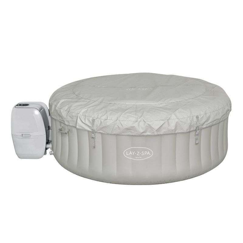 Bestway 60007 | Size 5.90 x 5.90 x 2.17 Ft | Inflatable Portable Spa Lay Z Bathtub Tahiti - Image 3