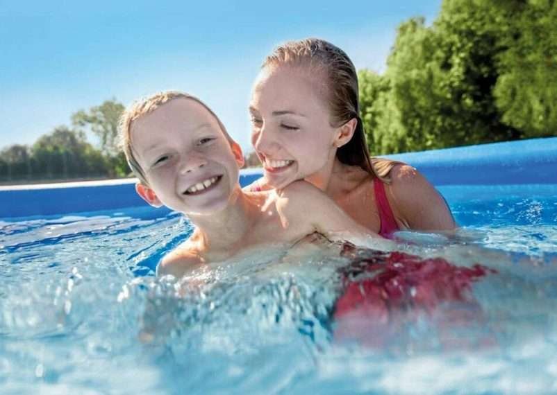 Intex 28130 | Size 12.0 x 12.0 x 2.50 Ft | Easy Set Round Inflatable Portable Swimming Pool