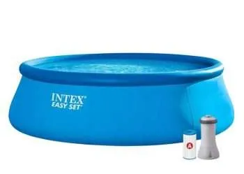Alternative view of Intex 28168 | Size 15.0 x 15.0 x 4.00 Ft | Easy Set Round Inflatable Portable Above Ground Swimming Pool