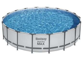 Alternative view of Bestway 56462 | Size 17.8 x 17.8 x 4.00 Ft | Steel Pro MAX Round Metal Frame Portable Ready-Made Swimming Pool