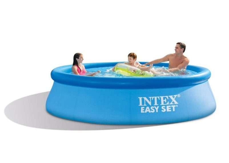 Intex 28130 | Size 12.0 x 12.0 x 2.50 Ft | Easy Set Round Inflatable Portable Swimming Pool