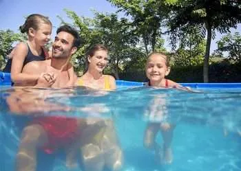 Alternative view of Bestway 56424 | Size 13.1 x 6.11 x 2.60 Ft | Steel Pro Rectangular Metal Frame Portable Ready-Made Swimming Pool
