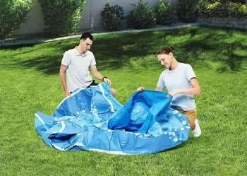 Alternative view of Bestway 57397 | Size 9.1 x 9.0 x 3.0 Ft | Fast Set Inflatable Round Ready-Made Above Ground Swimming Pool