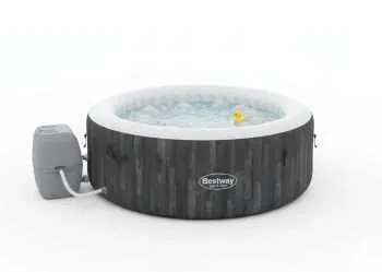 Bestway 60005 | Size 5.92 x 5.92 x 2.16 Ft | Inflatable Portable Spa Lay Z Bathtub Bahamas