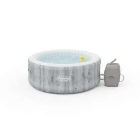 Bestway 60085 | Size 5.91 x 5.91 x 2.17 Ft | Inflatable Portable Spa Lay Z Bathtub Fiji