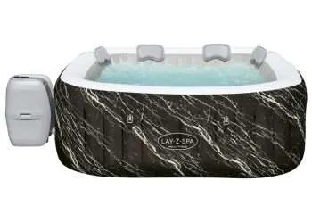 Bestway 6001F | Size 5.92 x 5.92 x 2.17 Ft | Inflatable Portable Spa Hollywood Inflatable Hot Tub