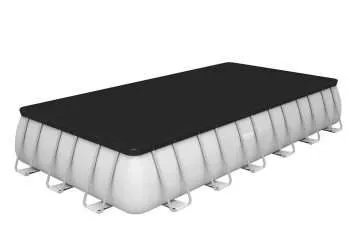 Alternative view of Bestway 56475 | Size 25.5 x 13.5 x 4.30 Ft | Power Steel Rectangular Metal Frame Portable Ready-Made Swimming Pool