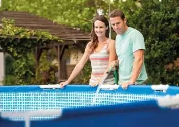 Alternative view of Intex 28212 | Size 12.0 x 12.0 x 2.75 Ft | Round Metal Frame Portable Ready-Made Above Ground Swimming Pool