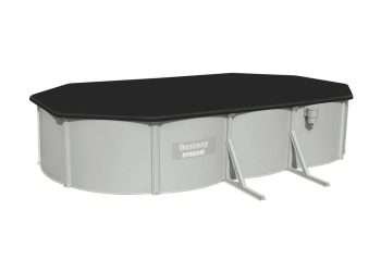 Alternative view of Bestway 56369 | Size 20.11 x 11.8 x 4.00 Ft | Hydrium Steel Oval Metal Frame Portable Ready-Made Swimming Pool