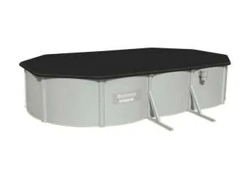 Alternative view of Bestway 56369 | Size 20.11 x 11.8 x 4.00 Ft | Hydrium Steel Oval Metal Frame Portable Ready-Made Swimming Pool