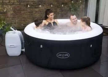 Alternative view of Bestway 60001 | Size 5.90 x 5.90 x 2.16 Ft | Inflatable Portable Spa Lay Z Bathtub Miami