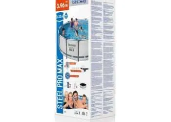 Alternative view of Bestway 5618W | Size 13.0 x 13.0 x 4.00 Ft | Steel Pro MAX Round Metal Frame Portable Ready-Made Swimming Pool