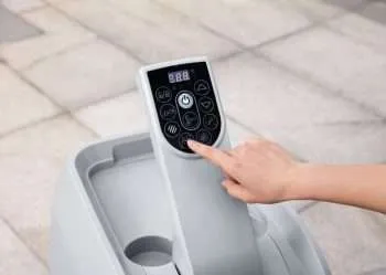 Alternative view of Bestway 60075 | Size 7.80 x 7.80 x 2.63 Ft | Inflatable Portable Spa Lay Z Bathtub Santorini