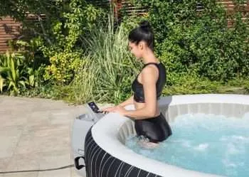 Alternative view of Bestway 6001F | Size 5.92 x 5.92 x 2.17 Ft | Inflatable Portable Spa Hollywood Inflatable Hot Tub