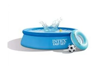 Intex 28130 | Size 12.0 x 12.0 x 2.50 Ft | Easy Set Round Inflatable Portable Swimming Pool
