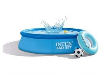 Intex 28160 | Size 15.0 x 15.0 x 3.00 Ft | Easy Set Round Inflatable Above Ground Swimming Pool